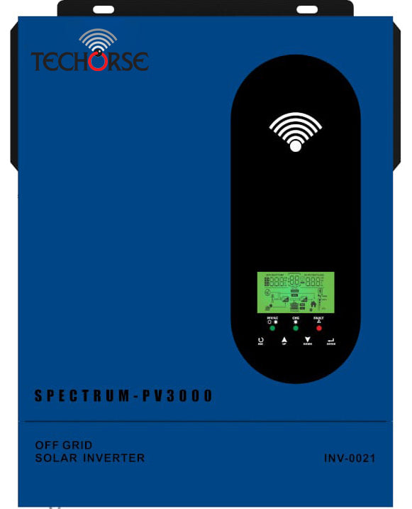 Spectrum PV3000 Solar Inverter with WiFi/GPRS Monitoring & 80A MPPT Charger