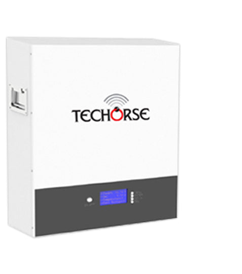 Techorse Wall-Mounted Lithium-Ion Battery (TH 25.6-100, 2.6kWh, Built-in BMS)