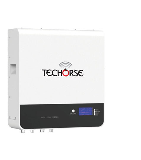 Techorse Wall-Mounted Lithium-Ion Battery (TH 51.2-200, 10.2kWh, 51.2V, Built-in BMS)